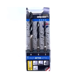 Sada vrtáků do betonu APTM3-3dílná, ALPEN